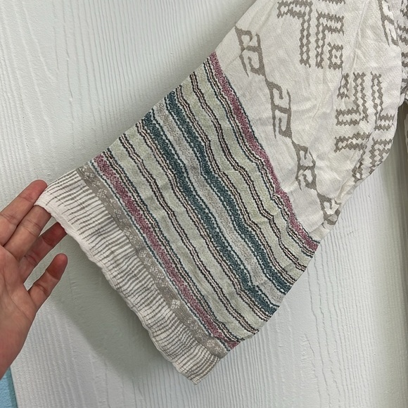 Free People - One Print Boho Open Front Long Sleeve Kimono Jacket XS/Small - Picture 5 of 14